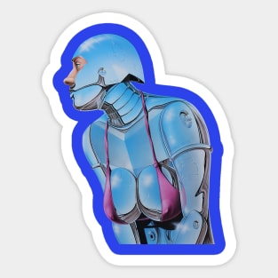 Android girl 1990 Sticker